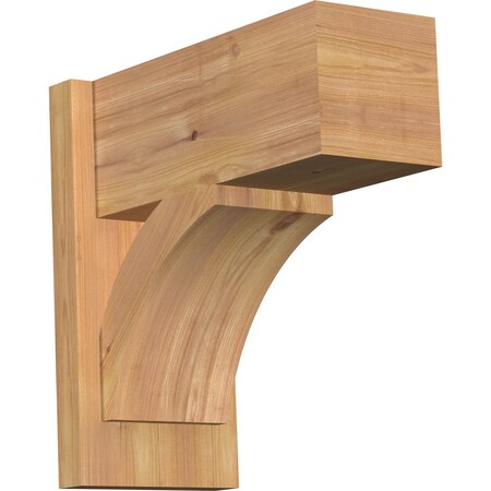 Ekena Millwork Thorton Block Smooth Outlooker, Western Red Cedar, 7 1/2"W x 16"D x 16"H OUT08X16X16THR05SWR